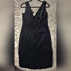 J.crew size 6 black velvet dress